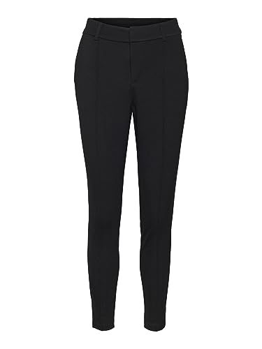 VERO MODA Damskie spodnie garniturowe VMEVA MR Tailored Pant GA NOOS, czarny, 34-S-L