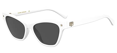CHIARA FERRAGNI CF 1020/S, okulary, biały, 52 damskie, Biały, 52