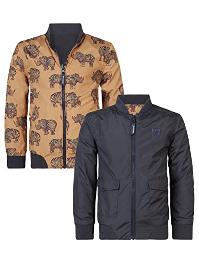Noppies Kids Boys Jacket Raven Odwracalna Kurtka dziecięca, Apple Cinnamon - P005, 140
