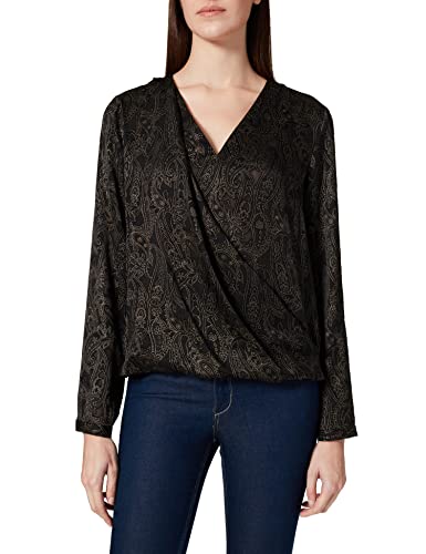 comma Bluzka damska z długim rękawem, 99 l1 Burnout Jacquard P, 46