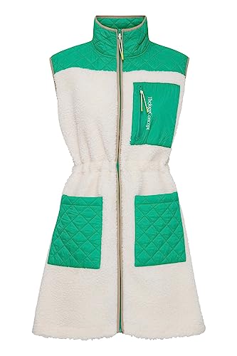 THEJOGGCONCEPT Damska kamizelka JCBERRI Long Waistcoat kamizelka, 201742/Mint Mix, M, 201742/miętowy miks, M