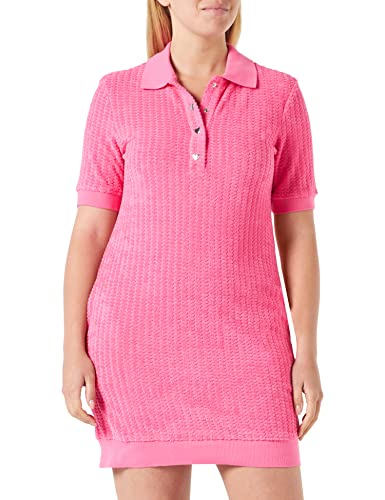 Love Moschino Damska sukienka o regularnym kroju z krótkim rękawem, fuksja, rozmiar 46, Fuchsia, 46