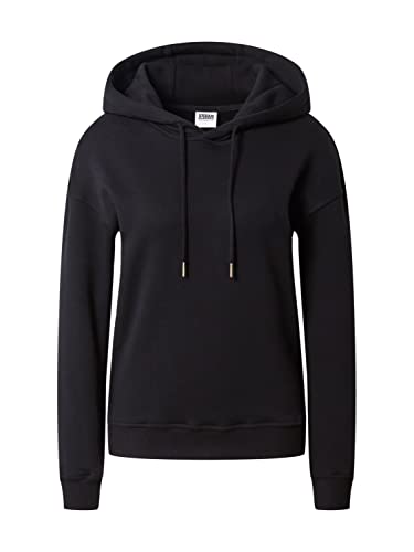 Urban Classics Damska bluza z kapturem Organic Hoody, czarny, S