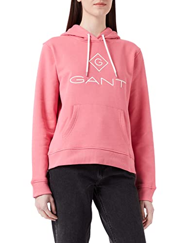 GANT Damska bluza z kapturem Lock Up Sweat Hoodie, Rapture Rose, S