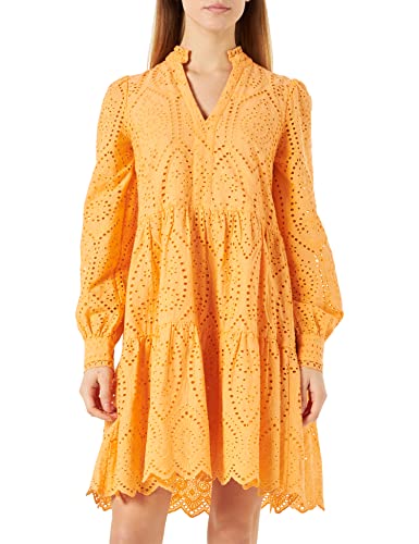 YAS Damska sukienka Yasholi Ls Dress S. Noos, Mock Orange, S