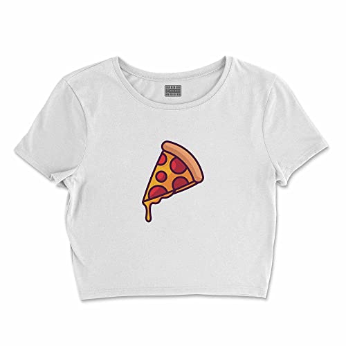 Bona Basics, Damski T-shirt basic, z nadrukiem cyfrowym, 100 bawełny, biały, swobodny, damski top, rozmiar: L, biały, L Krótki