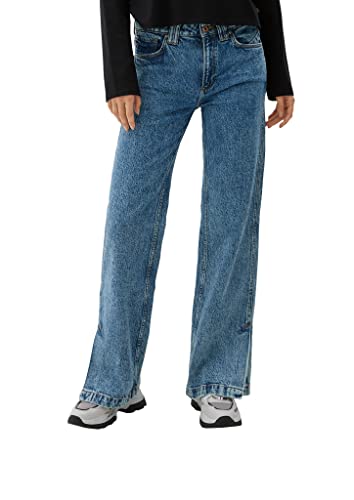 Q/S by s.Oliver Damskie spodnie jeansowe długie, niebieskie, W32 / L32, niebieski, 32W / 32L