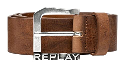 REPLAY Pasek męski, Brązowy(tan 045), 110