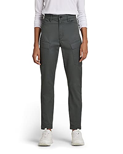 G-STAR RAW Damskie spodnie typu G z wysokim stanem Cargo Skinny, Szary (grafit C105-996), 26W x 32L