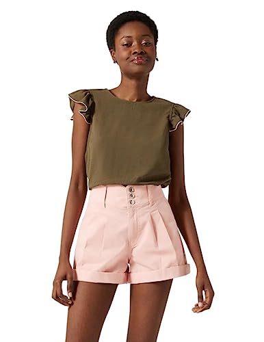 Naf Naf Davina SM Koszulka damska, New Khaki, L