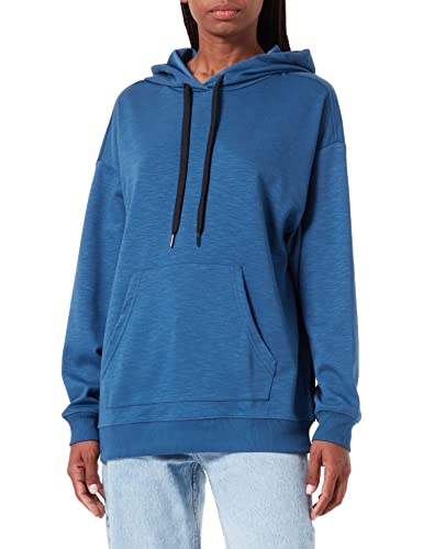 United Colors of Benetton Damska bluza z kapturem, niebieski 217, M