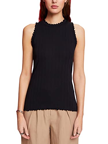 edc by ESPRIT T-shirt damski, 001/Black, XXL