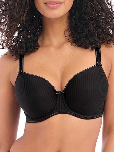 Freya Damski biustonosz z fiszbinami i fiszbinami, Czarny, 70G