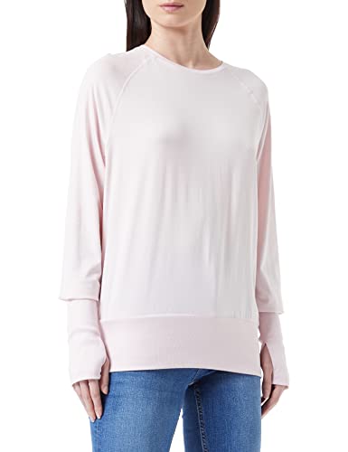 ESPRIT Sports Damska bluza Sus Ls Bk Open, jasnoróżowy, L