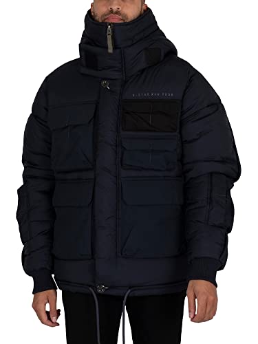 G-STAR RAW Męska kurtka Field Puffer, niebieski (Salute C643-c742), M