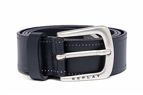 Replay Pasek damski AW2593, 098 czarny, 85, 098 BLACK