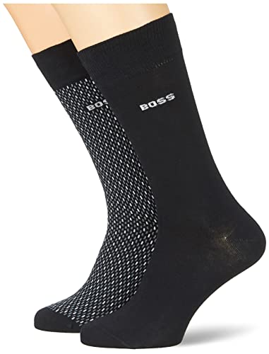 BOSS Męskie skarpety regularne, czarny (Black1), 43-46 EU