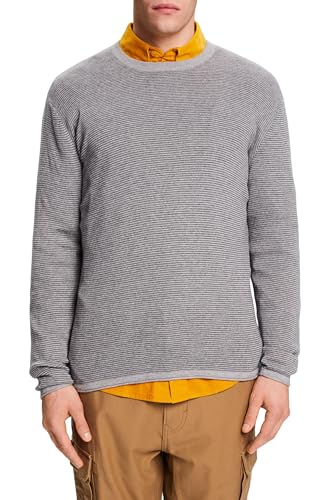 ESPRIT Sweter męski, 039/Medium Grey 5, XL