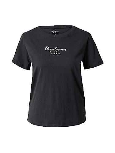 Pepe Jeans Damska koszulka Wendy, czarna, L, Czarny, L