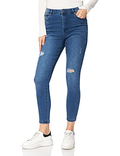 VERO MODA dżinsy damskie, niebieski (medium blue denim), S x 32L