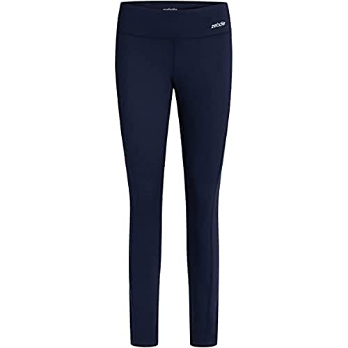 ZEBDIA Damskie legginsy do biegania w kolorze granatowym