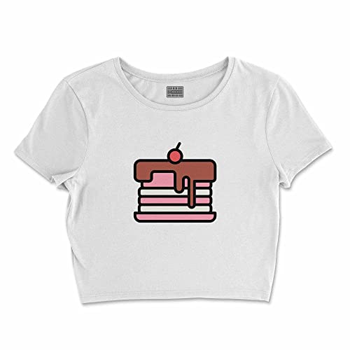 Bona Basics, Damski T-shirt basic, z nadrukiem cyfrowym, 100 bawełny, biały, swobodny, damski top, rozmiar: XL, biały, XL