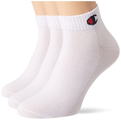 Champion Skarpety dziecięce, uniseks (3 sztuki), biały, 31-34
