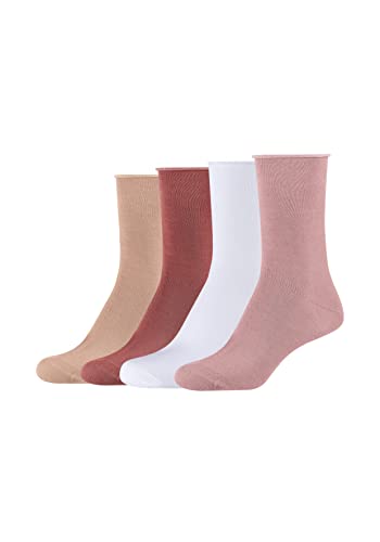 s.Oliver Socks Damskie skarpety Online Women Silky Touch Socks 4p, Mellow Rose, 35-38