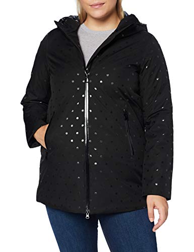 Geox W GENDRY LNG PARKA kurtka damska, Schwarz, 34
