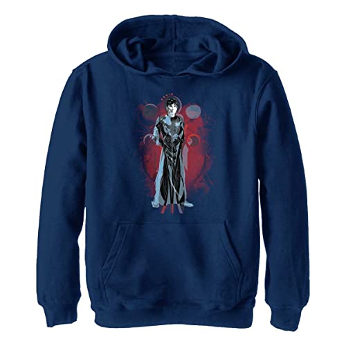 Marvel chłopięca bluza z kapturem The Eternals Druig Orange Bluza, Heather Navy, S, granatowy., S