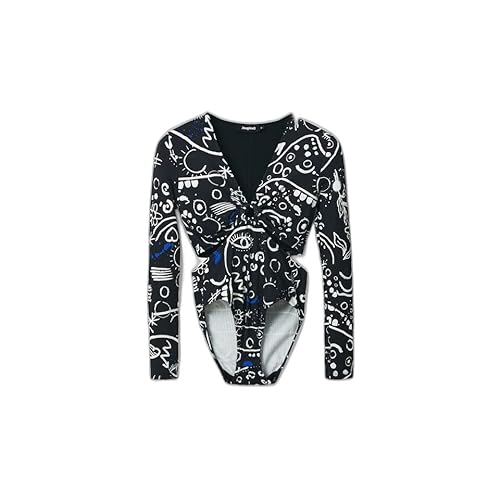 Desigual Bluzka damska, Czarny, S