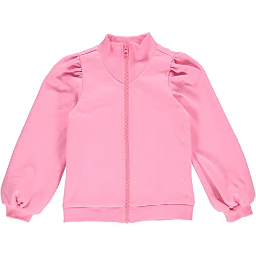 Fred's World by Green Cotton Dziewczęca kurtka z zamkiem błyskawicznym, kardigan, Rosa, 116 cm