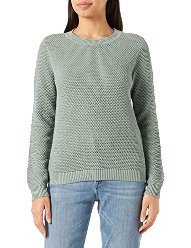 Vila Damski sweter z dzianiny VIDALO O-Neck L/S Knit TOP/SU-NOOS, Green Milieu, XL, Green Milieu, XL