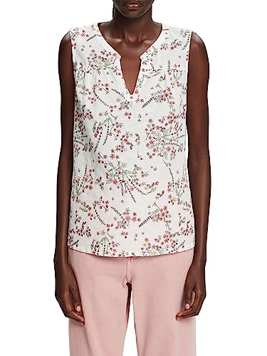 edc by ESPRIT Damska bluzka 043CC1F310, 112/OFF White 3, XXS, 112/Off White 3, XXS