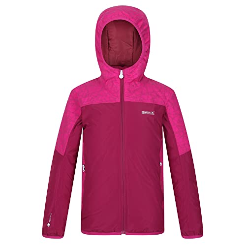 Regatta Unisex dziecięca kurtka wulkanics V, Fuksja/Rasp, 5 Lata