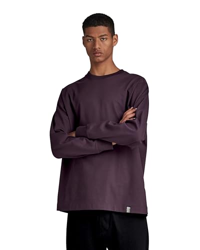 G-STAR RAW Essential Loose R T koszulka męska z długim rękawem, Fioletowy (Lt Maze D23459-c784-8880), XS