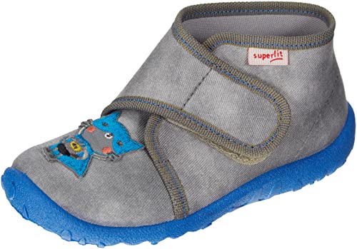 Superfit Kapcie dla dziewczynek Spotty, szare 2000, 18 EU