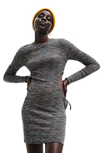 Desigual Damska sukienka Vest_Michigan, 4009 Green Bottle Casual Dress, XS
