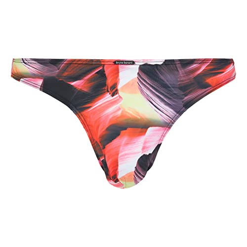 bruno banani Męskie stringi, Canyon Print, S, Canyon Print, S