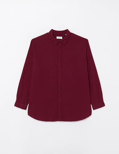 JACK&JONES PLUS Męska koszula Jjplain Fall Solid Shirt Ls Pls, Port Royale, 5XL