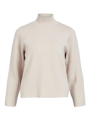 Object Damski sweter z wysokim dekoltem, Silver Gray, XS