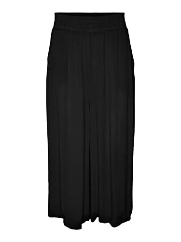 Vero Moda Vmmenny HW Culotte Pant Wvn Spodnie Damskie, Czarny, S