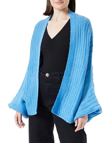 SIDONA Damski kardigan 19019434-SI01, średni niebieski, XL/XXL, średni niebieski, XL-XXL