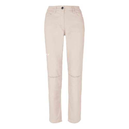 Salewa Damskie spodnie z 5 kieszeniami Hemp W PNT, Oatmeal, 40, owsianka, 40