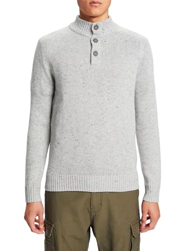 ESPRIT sweter męski, 040/jasnoszary, XXL