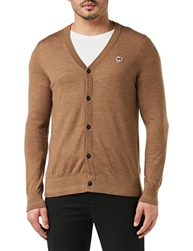 Ted Baker Męski sweter MMK-Stepney-LS Core kardigan sweter, TAN, 3 (UK)