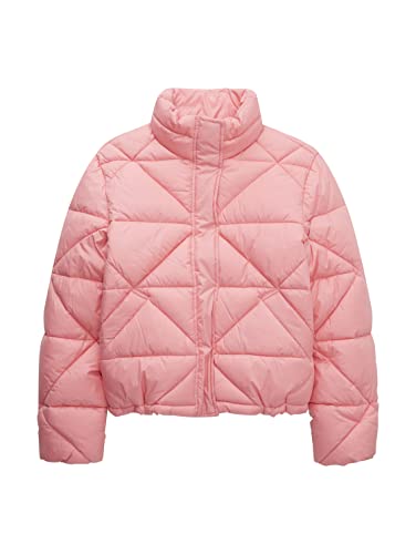 TOM TAILOR Dziewczęta Dziecięca kurtka zimowa z pikowaniem 1033325, 15121 - Peach Pink, 164