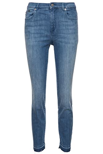 BOSS Jeansy damskie Slim Crop 4.1, niebieski, 29