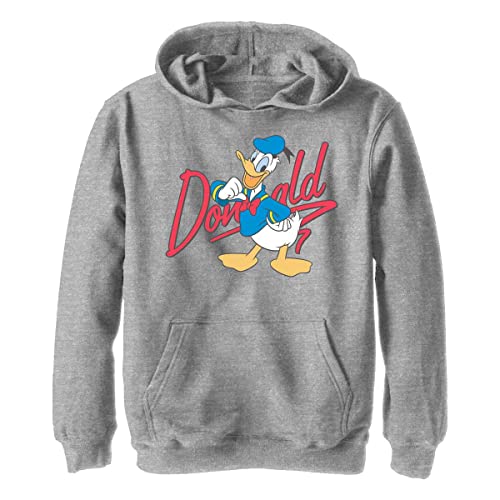Disney Chłopięca bluza z kapturem Signature Donald, sportowa bluza z kapturem, rozmiar M, Sportowa wrzosowa, M