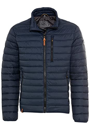 Camel active Lekka pikowana kurtka bez kaptura Kurtka Mężczyźni, Dunkelblau (Night Blue), 56